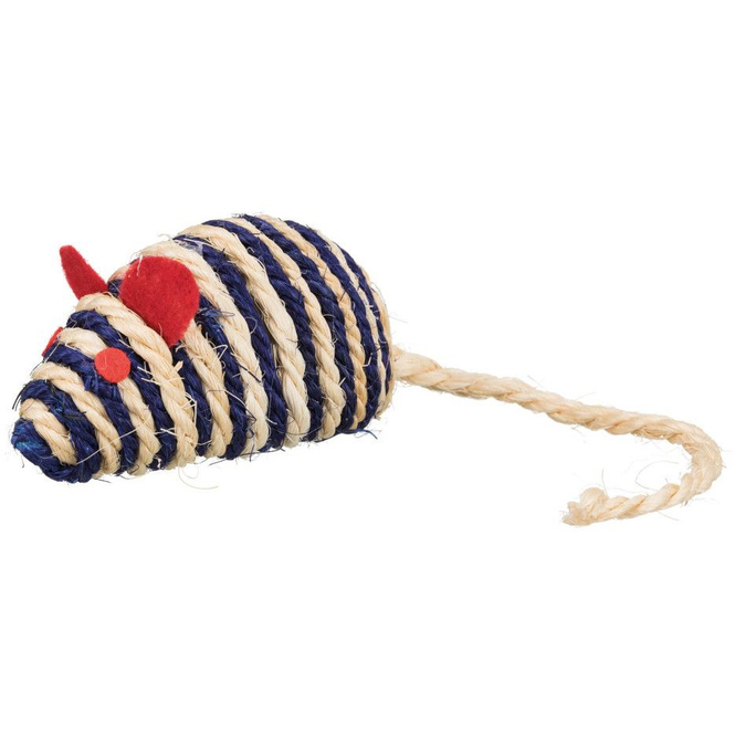 Jollypaw - Katzenspielzeug - Sisalmaus mit Glöckchen - 1 Stück