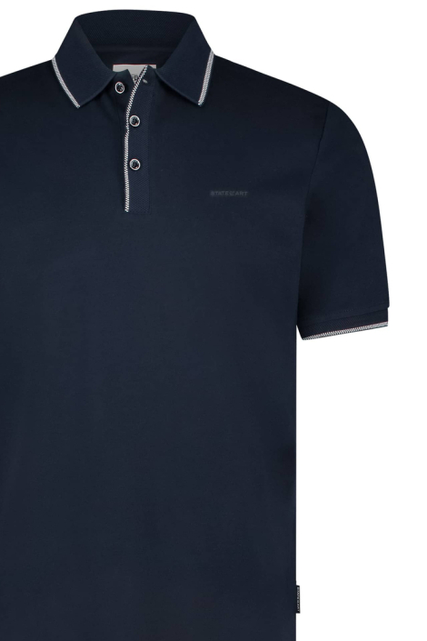 State of Art blauwe heren polo