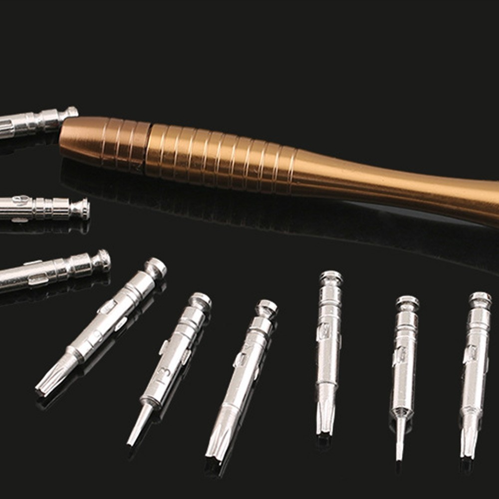 25in1 Profi Universal Werkzeug Set Handy Reparatur Schraubendreher Satz   Aufbewahrungstasche - Schwarz