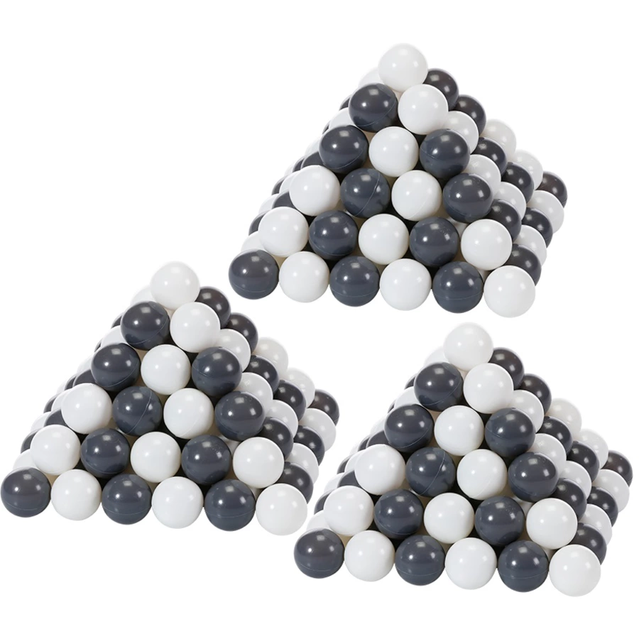 knorr toys® Bälleset Ø ca. 6 cm - 300 Bälle greycream