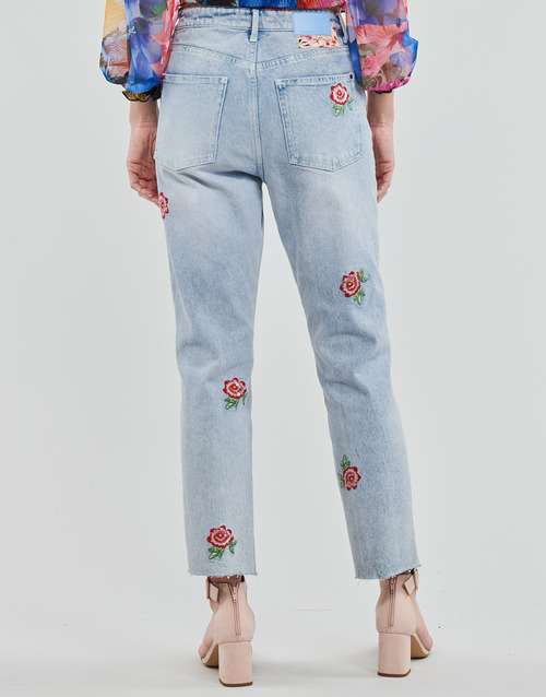Desigual - DENIM_MY FLOWER - Bleu Clair