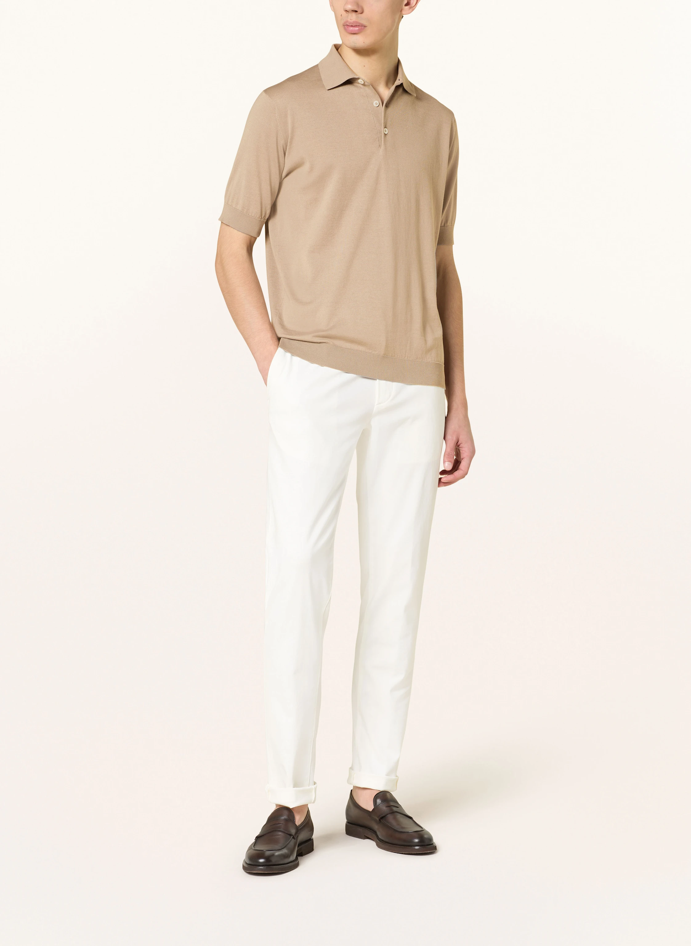 LARDINI Strick-Poloshirt