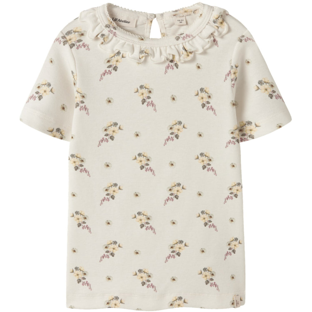 Køb Lil'Atelier Coconut Milk Flower Nmfgayo Ser Ss Slim Top Lil