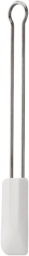 Rösle Dejskraber smal, stål/hvid L26cm B2,75cm Stål, hvid