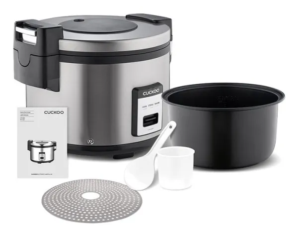 Cuckoo CR-3055, Sort, Sølv, Aluminium, 1460 W, 120 V, 60 Hz, 482,6 mm