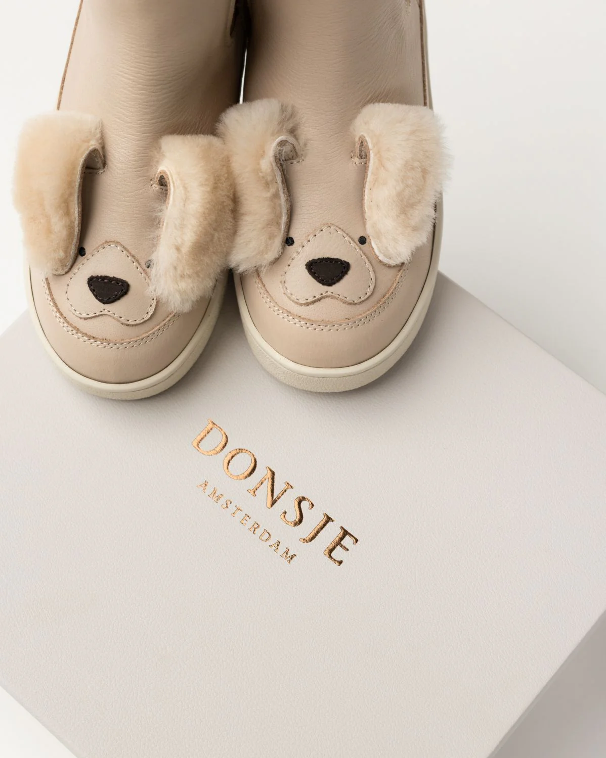 Thuru Exclusive Boots | Golden Retriever | Ivory Leather
