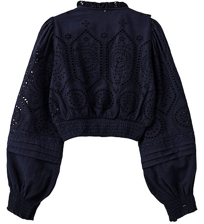 Sofie Schnoor Bluse - Dark Blue m. Hulm?nster