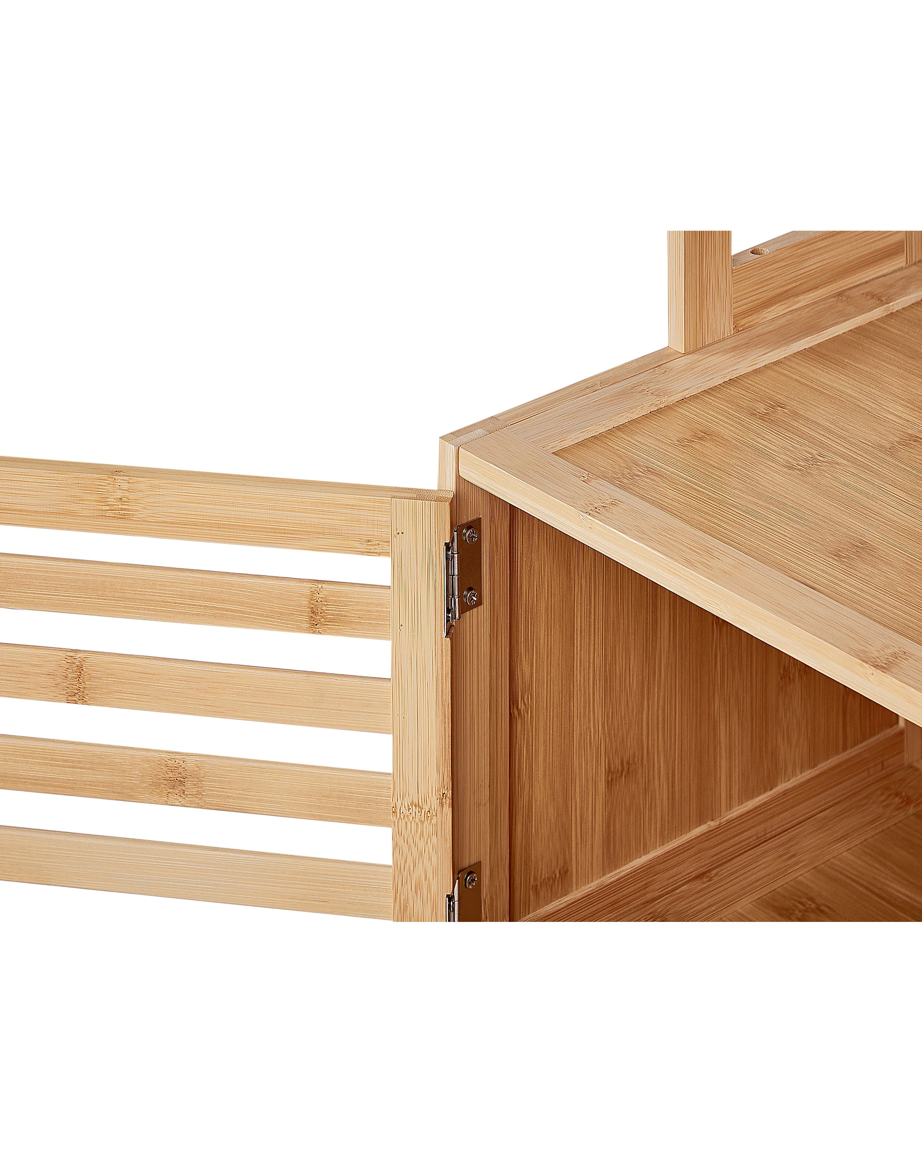 Badkamerkast bamboo lichthout LEHI