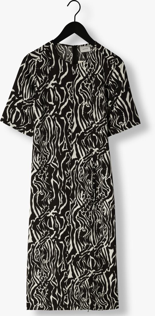 GESTUZ zwarte gestuz midi jurk brayagz p midi dress