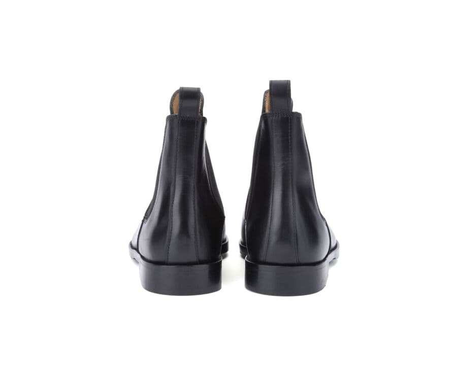 Chelsea boots cuir homme Noir - FLAGER PATIN