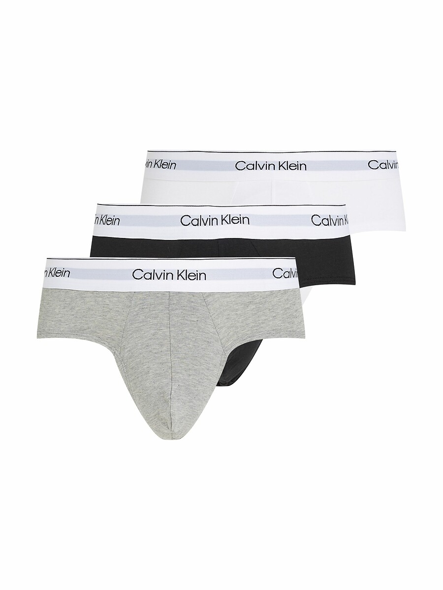 CALVIN KLEIN ROUPA ÍNTIMA<br>Conjunto de 3 cuecas, algodão moderno