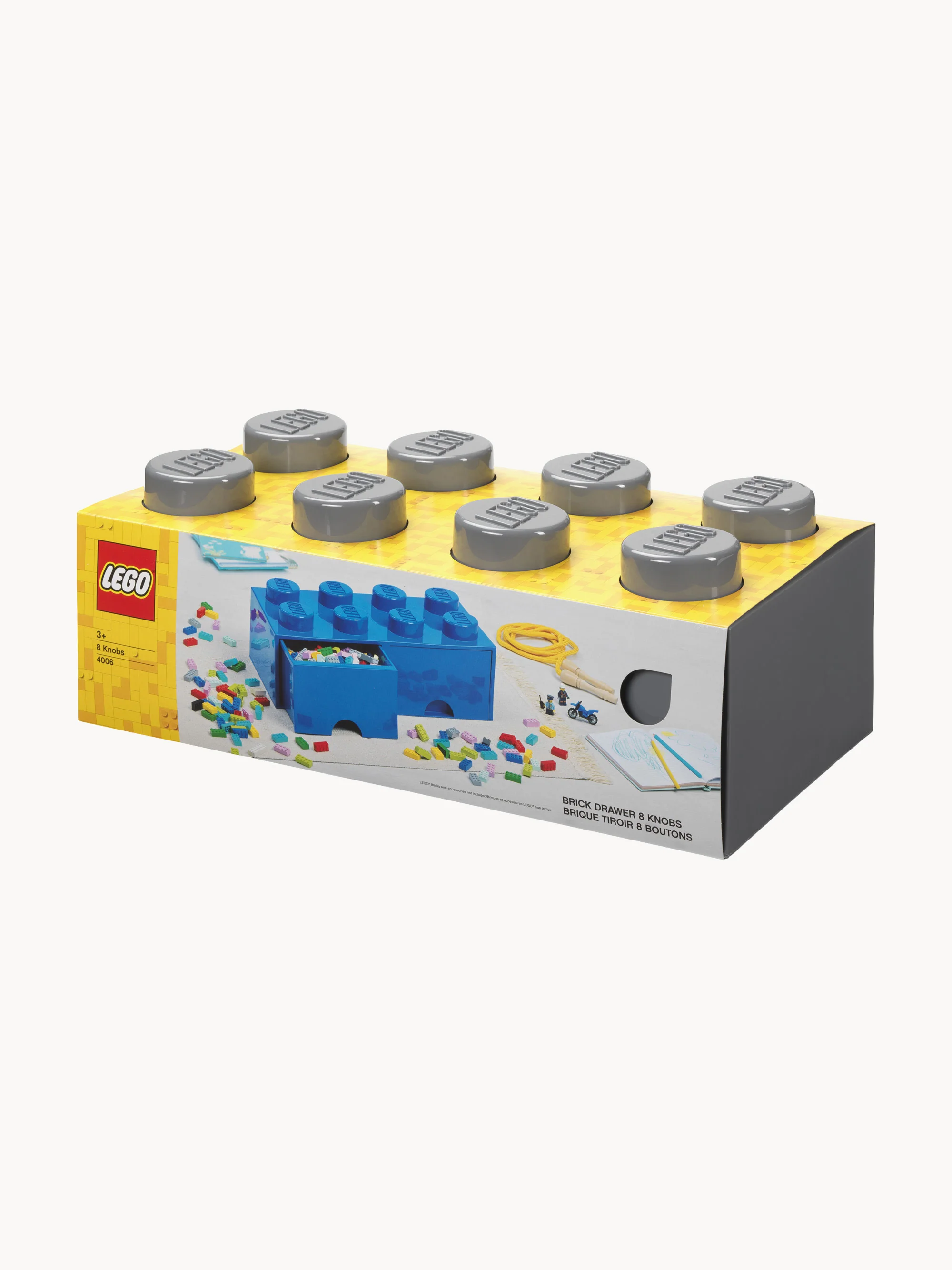 LEGO® opbergdoos Brick met 8 knoppen