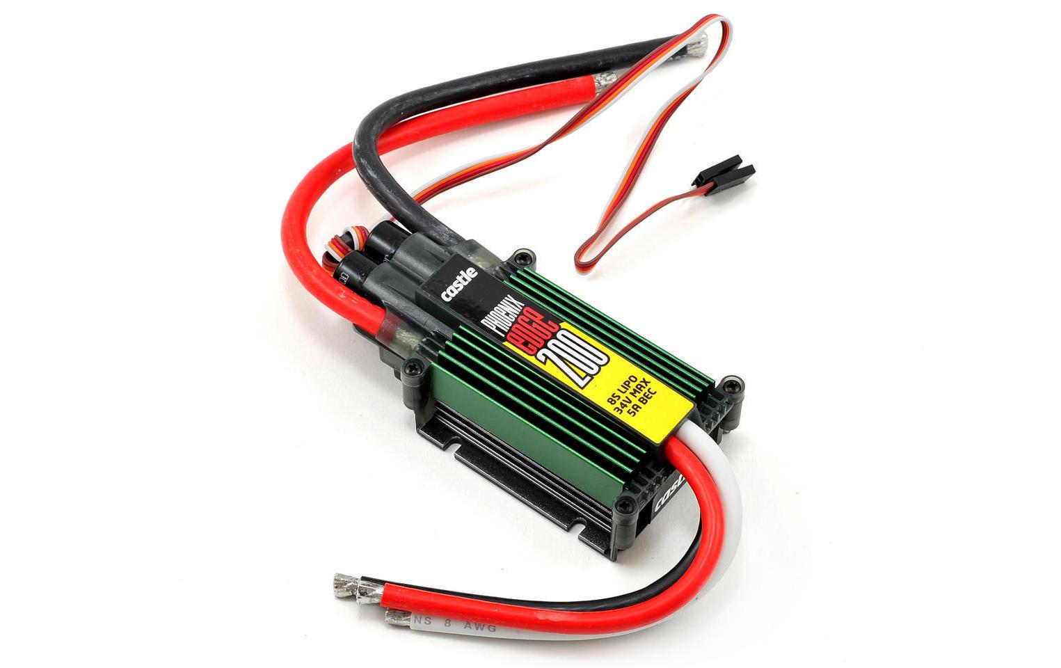 Regler Phoenix Edge 200<br>Brushless Regler für Helis mit Aufzeichnungs-Funktion