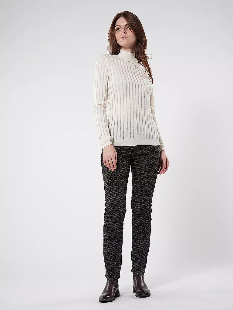 BOSS Rollkragenpullover FATIRAMI weiss