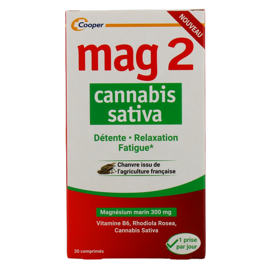 Mag 2 Cannabis Sativa - Détente, Relaxation, Fatigue