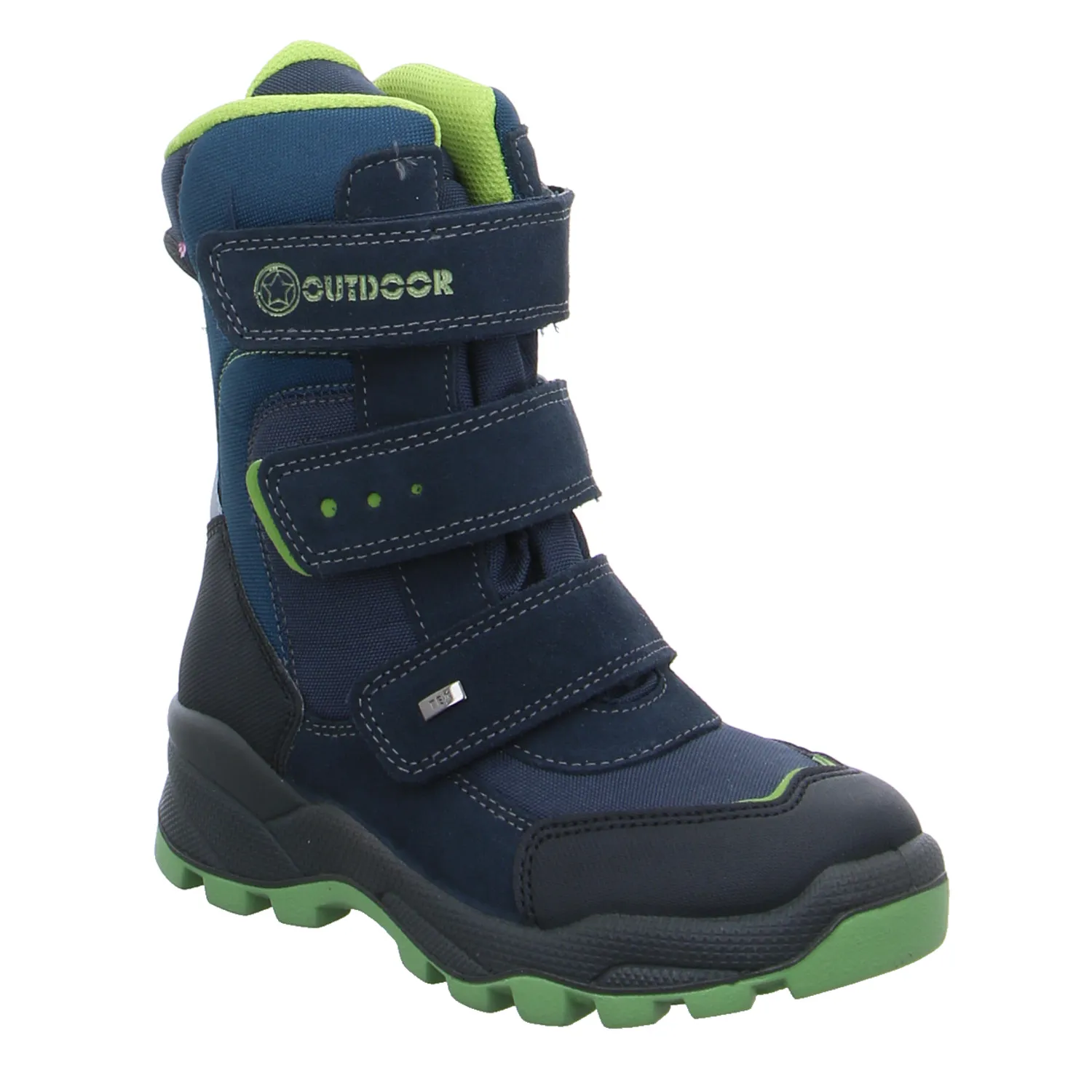 IMAC Jungen- Snowboot Membran Grau Leder  Stiefel