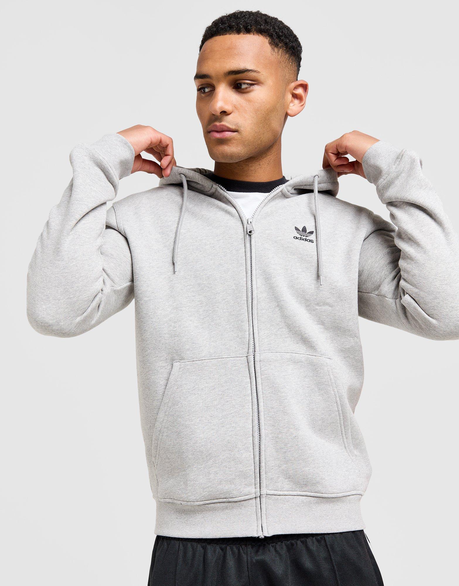 adidas Veste à capuche entièrement zippée Trèfle Essentials