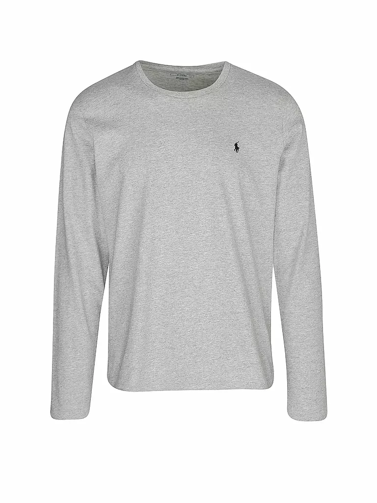 POLO RALPH LAUREN Pyjama Langarmshirt  grau