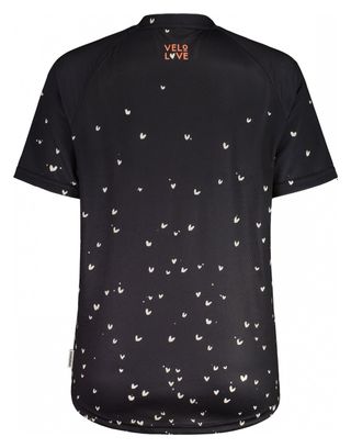 Maillot Manches Courtes Femme Maloja ValbonaM. Multi 1/2 Moonless Noir