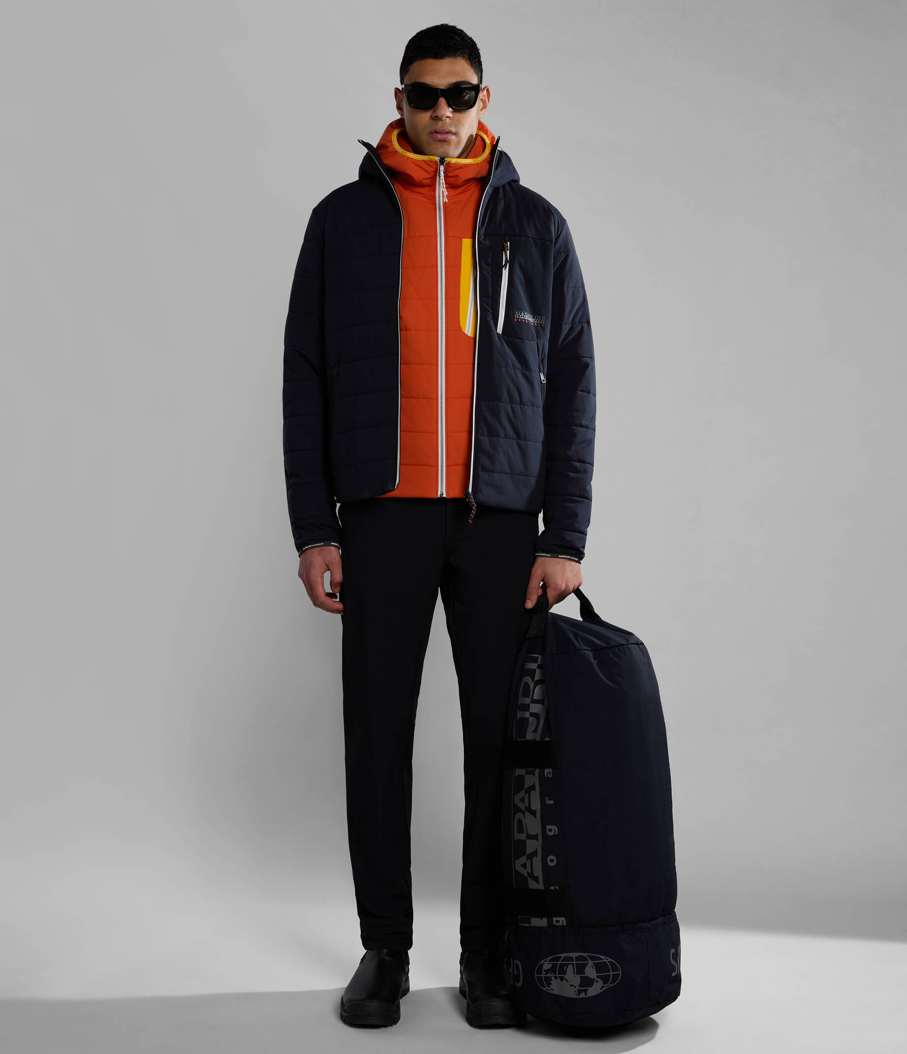 NAPAPIJRI| Herren Steppjacke mit Kapuze HURON