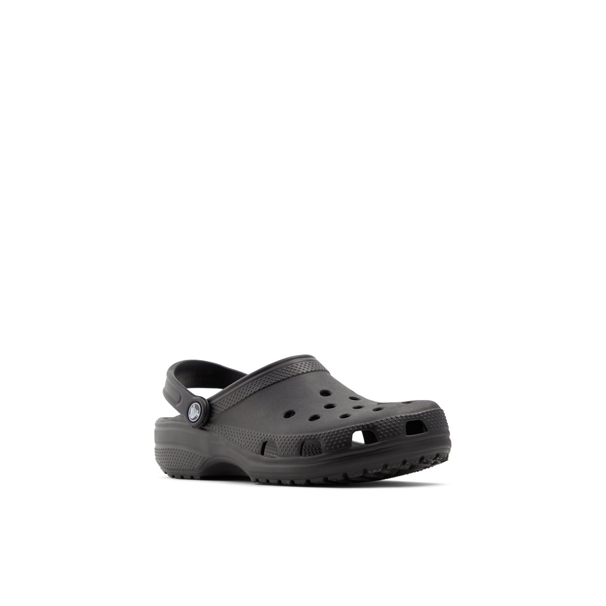 CROCS-Classic-m-Sabot d'eau - Talon plat - Noir