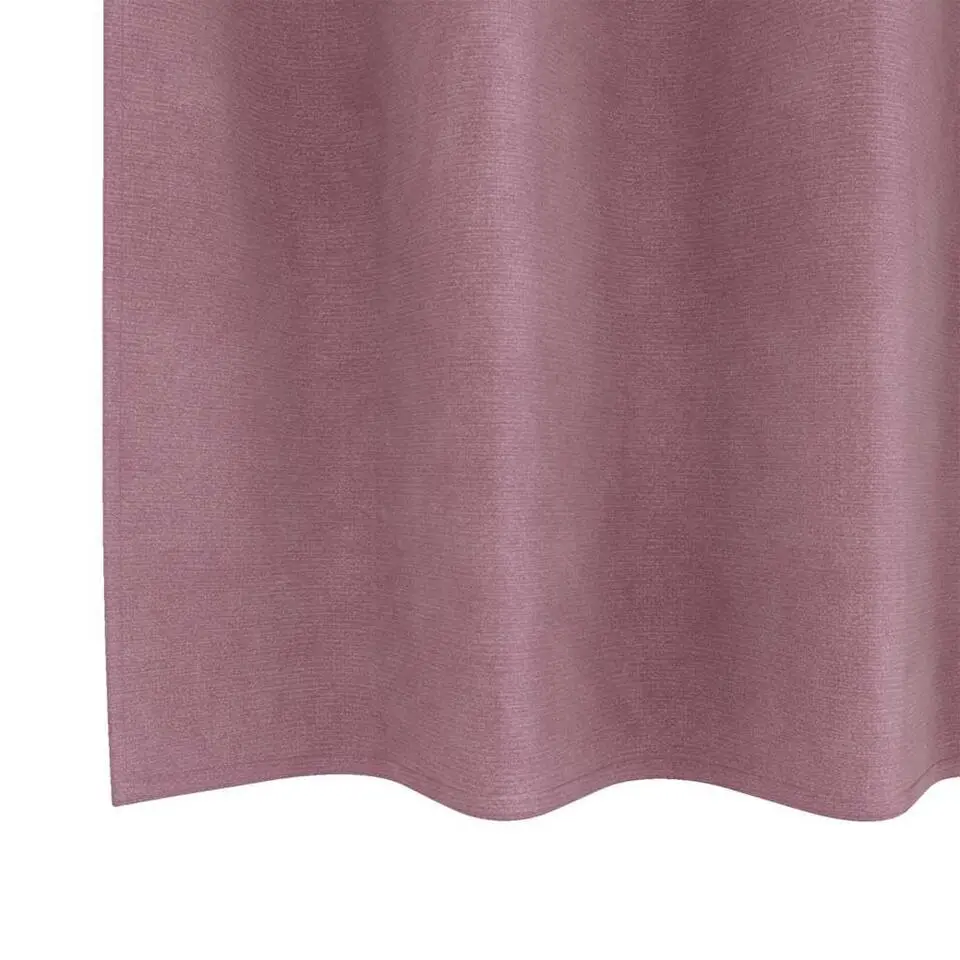 vidaXL Gordijnen met ringen - Donkerroze - 140x245 cm - Fluweel - 2 Stuks