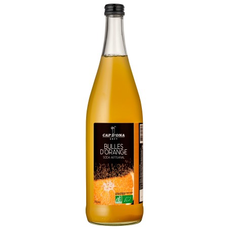 cap d'ona - Bulles d'Orange - Soda Bio - 0.75L