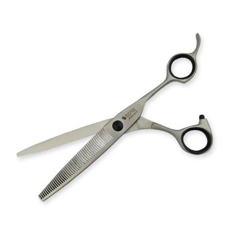 Tesoura de Escultura Ibanez Pleasure, 46 dentes, para cães e gatos, para tosa de cães.