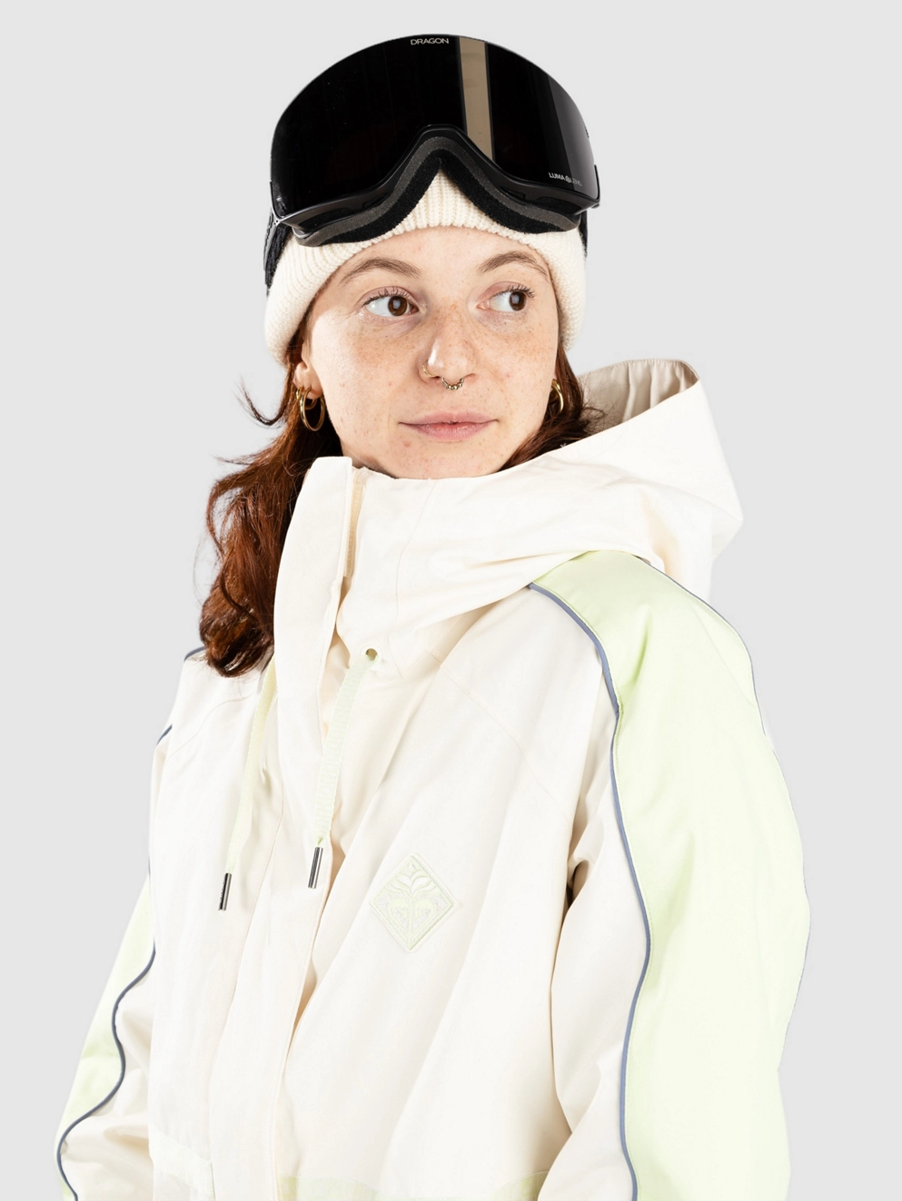 Roxy Highridge Hoodie Jacket buttercream