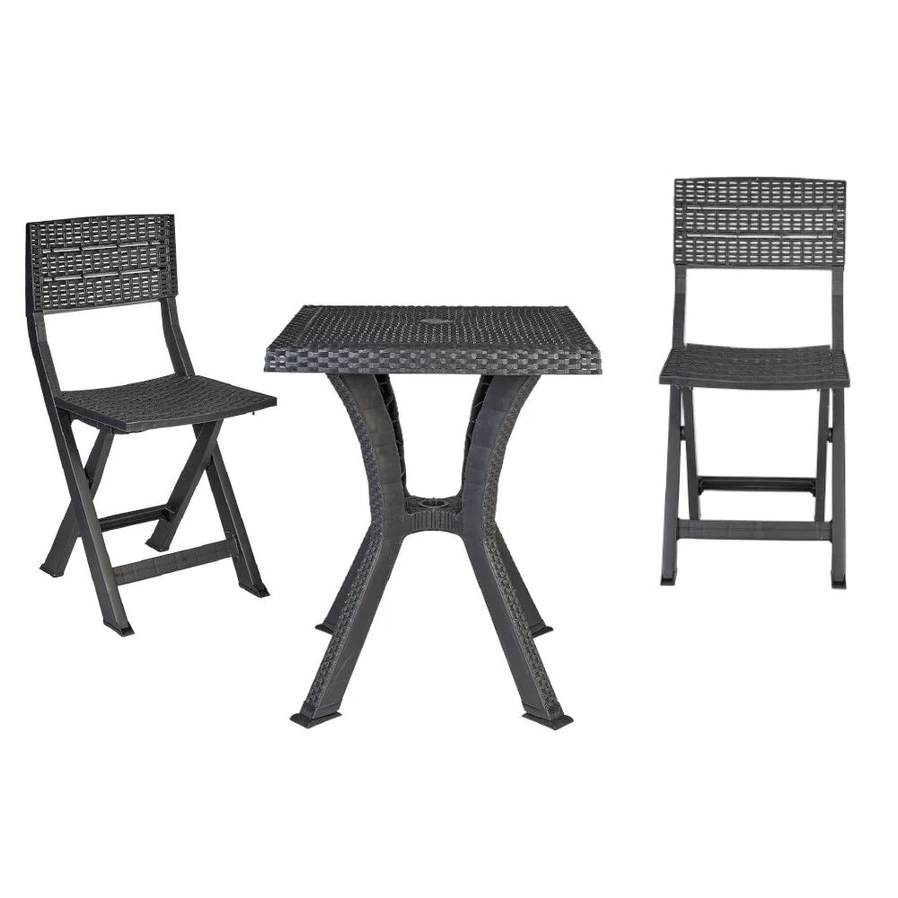 Ensemble repas Rattan 2 personnes