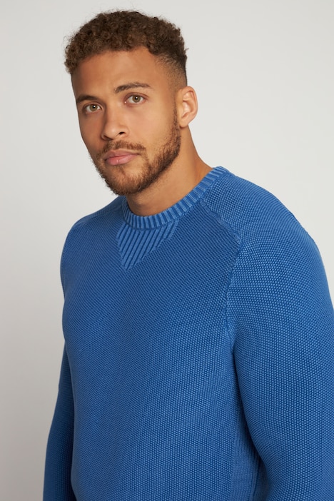 Pullover, Vintage Look, Rundhals