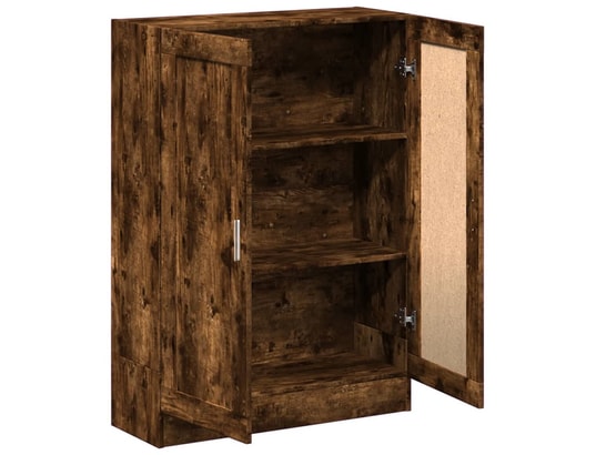 VIDAXL - Bibliothèque chêne fumé 82,5x30,5x115 cm bois d'ingénierie