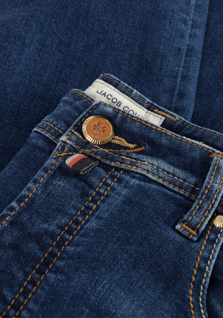 blauwe jacob cohen straight leg jeans pant 5 pkt slim fit bard ltd