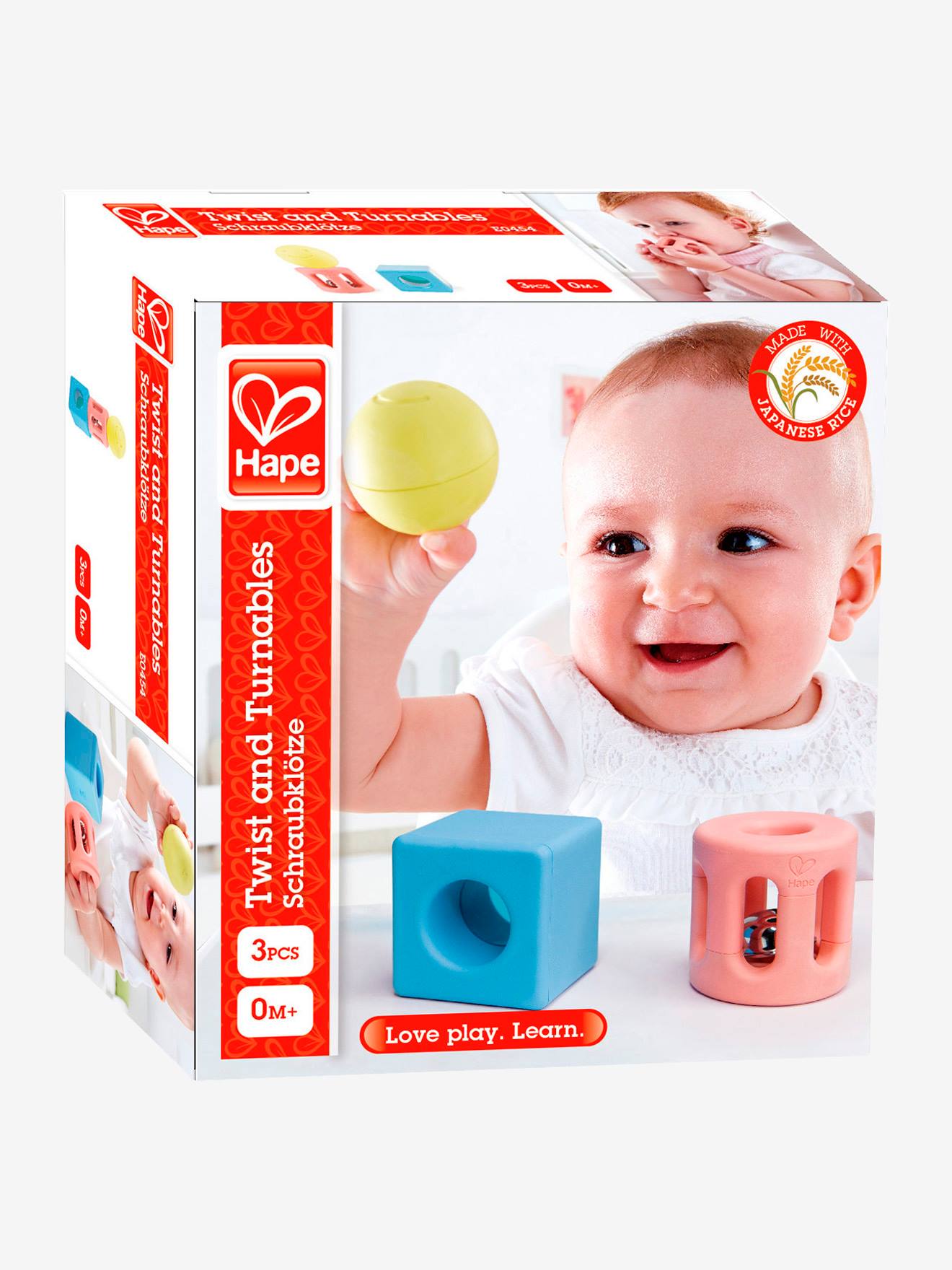 Chocalho geométrico multicolorido HAPE
