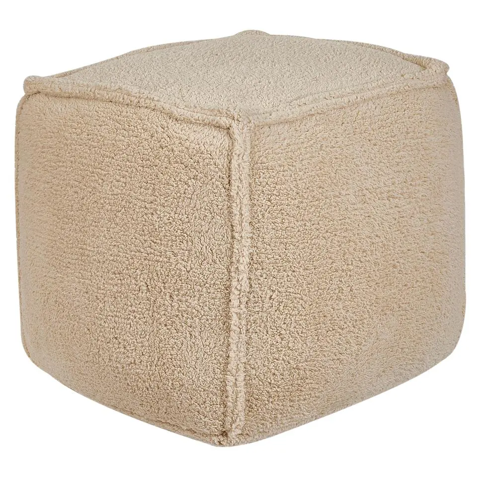 ALIPUR - Poef - Lichtbruin - Polyester