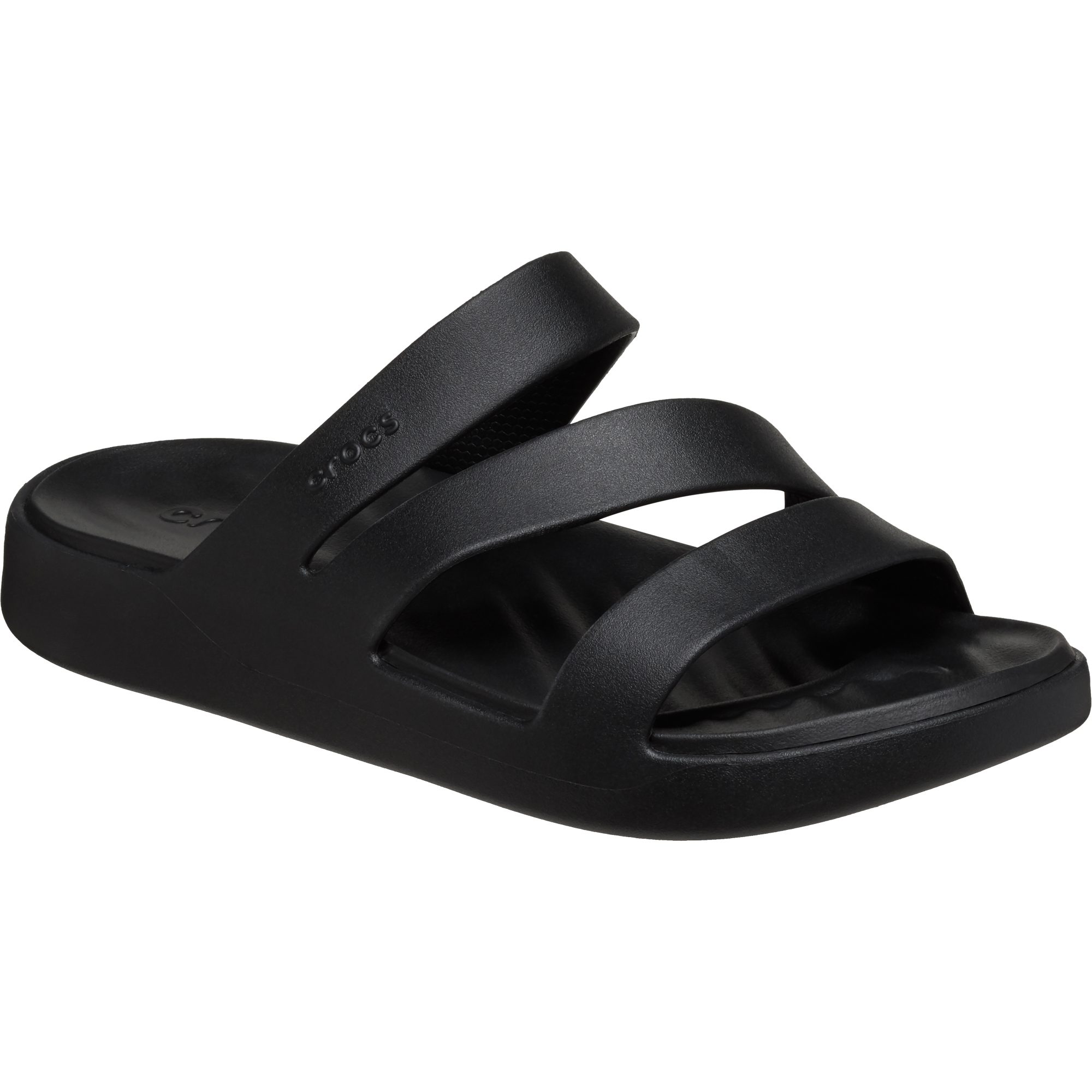 Crocs Getaway Strappy Sandalen Damen schwarz