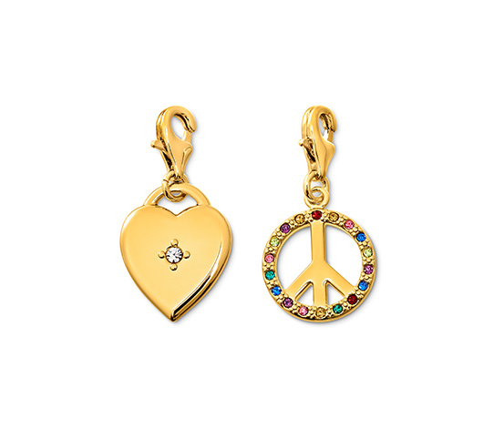 Charm Set Love and Peace