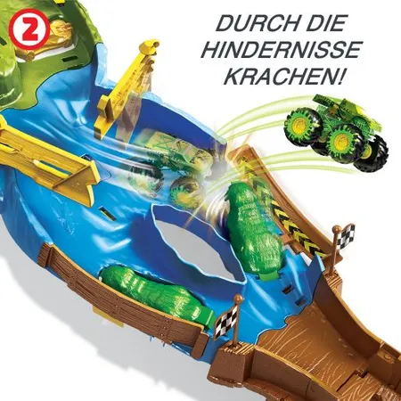 Mattel Hot Wheels Monster Trucks Wettkampf Rennstrecke