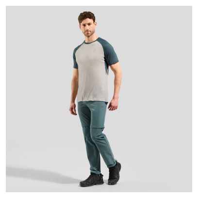 T-shirt Technique Odlo Ascent Performance Wool 125 Gris