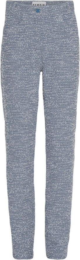 REMAIN Bold Weave Straight Pants Riviera comb.