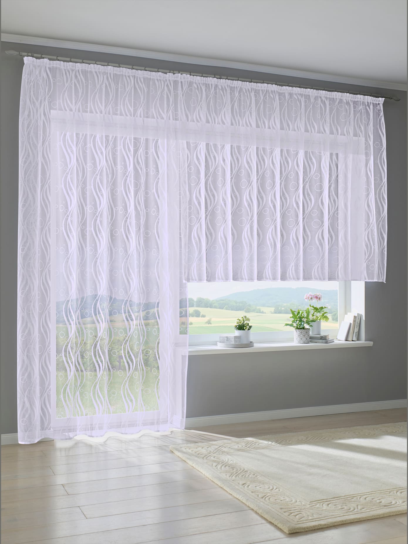 Store décoratif qualité jacquard