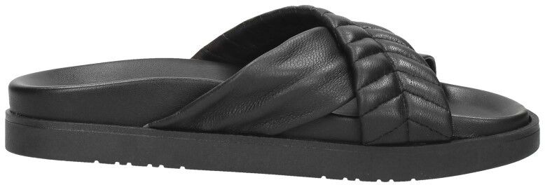Red Rag Women Flat Sandal Padding zwart