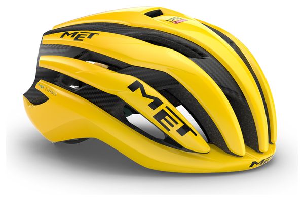Casque Route Met Trenta 3K Carbon Mips Jaune - Edition Limitée
