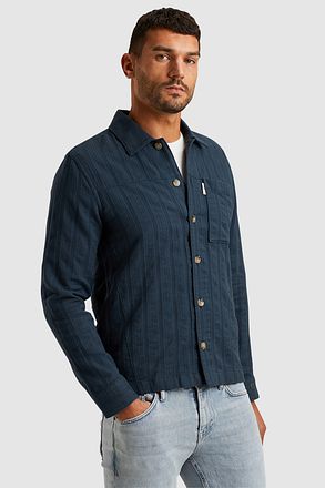 Cast Iron Overshirt Dobby Stripe Navy CSI2503204-5442 kopen