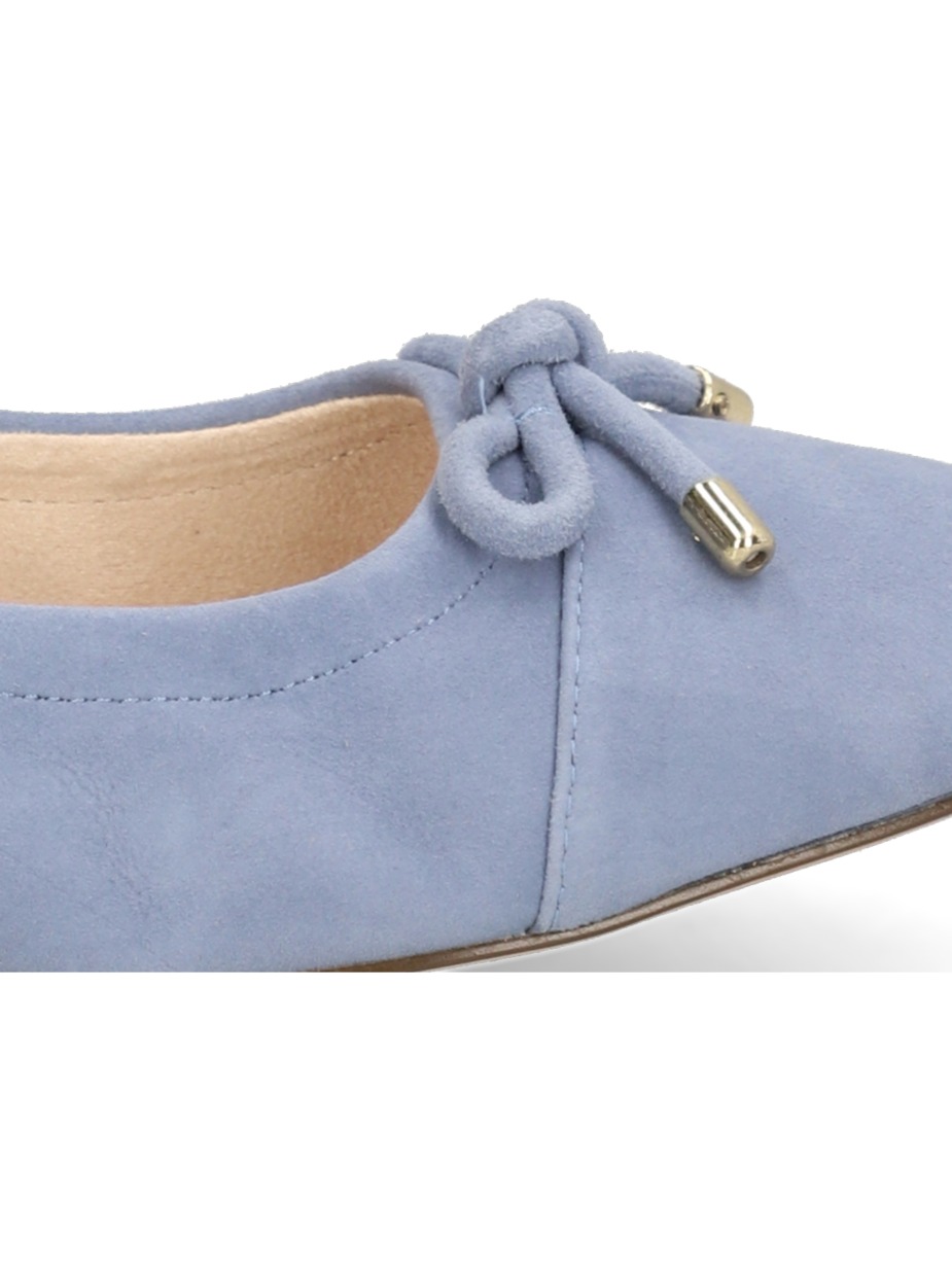 Veloursleder Ballerina