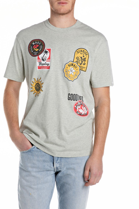 Replay grijze heren t-shirt