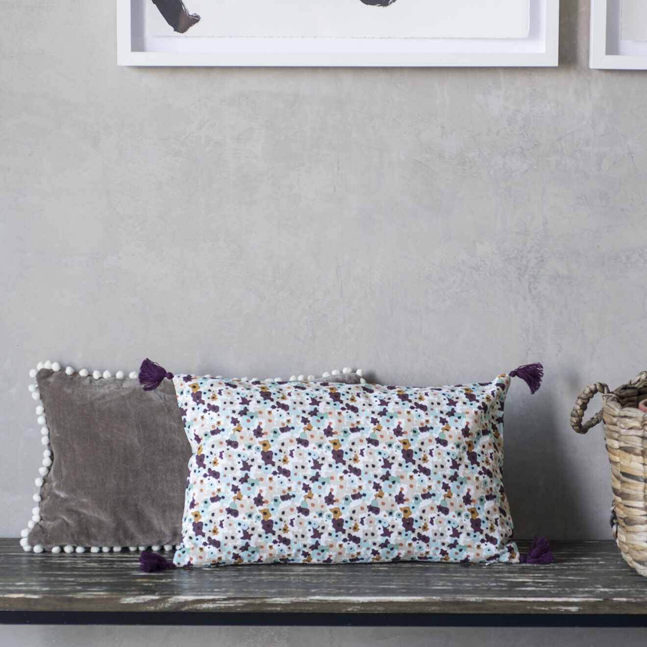 Febronie Home Housse de coussin Liberty chianti - 50x30 cm