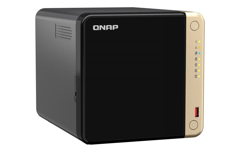 NAS TS-464-8G 4-bay<br>Kompaktes NAS mit überragender Leistung und 4 Laufwerkschächten