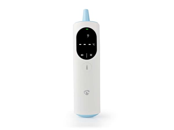 Nedis BTHTIR10WT, Fjernmålingstermometer, Hvit, Øre, Panne, Sensor, °C, °F, Kroppstemperatur