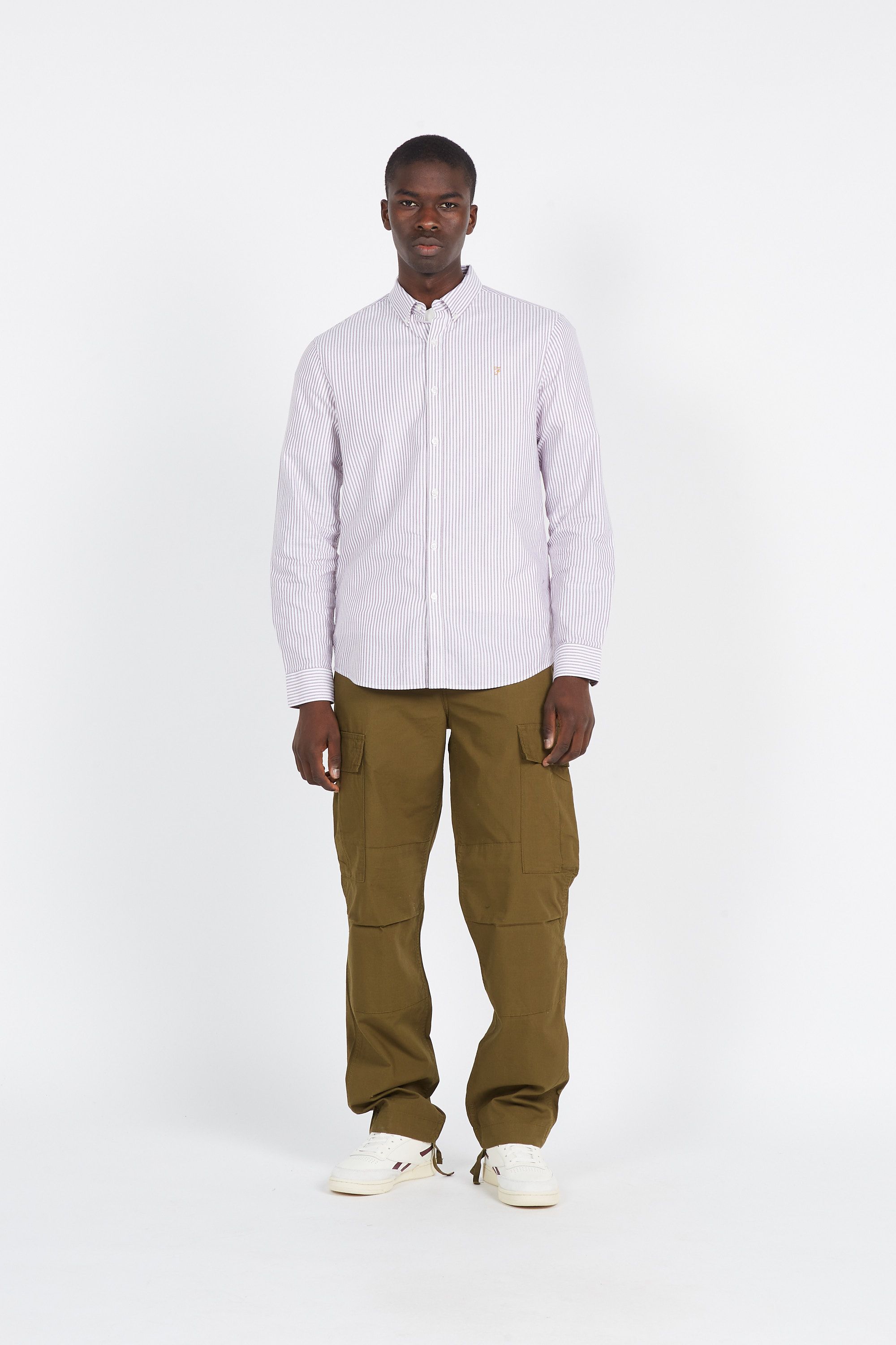 FARAH Chemise BREWER Rouge